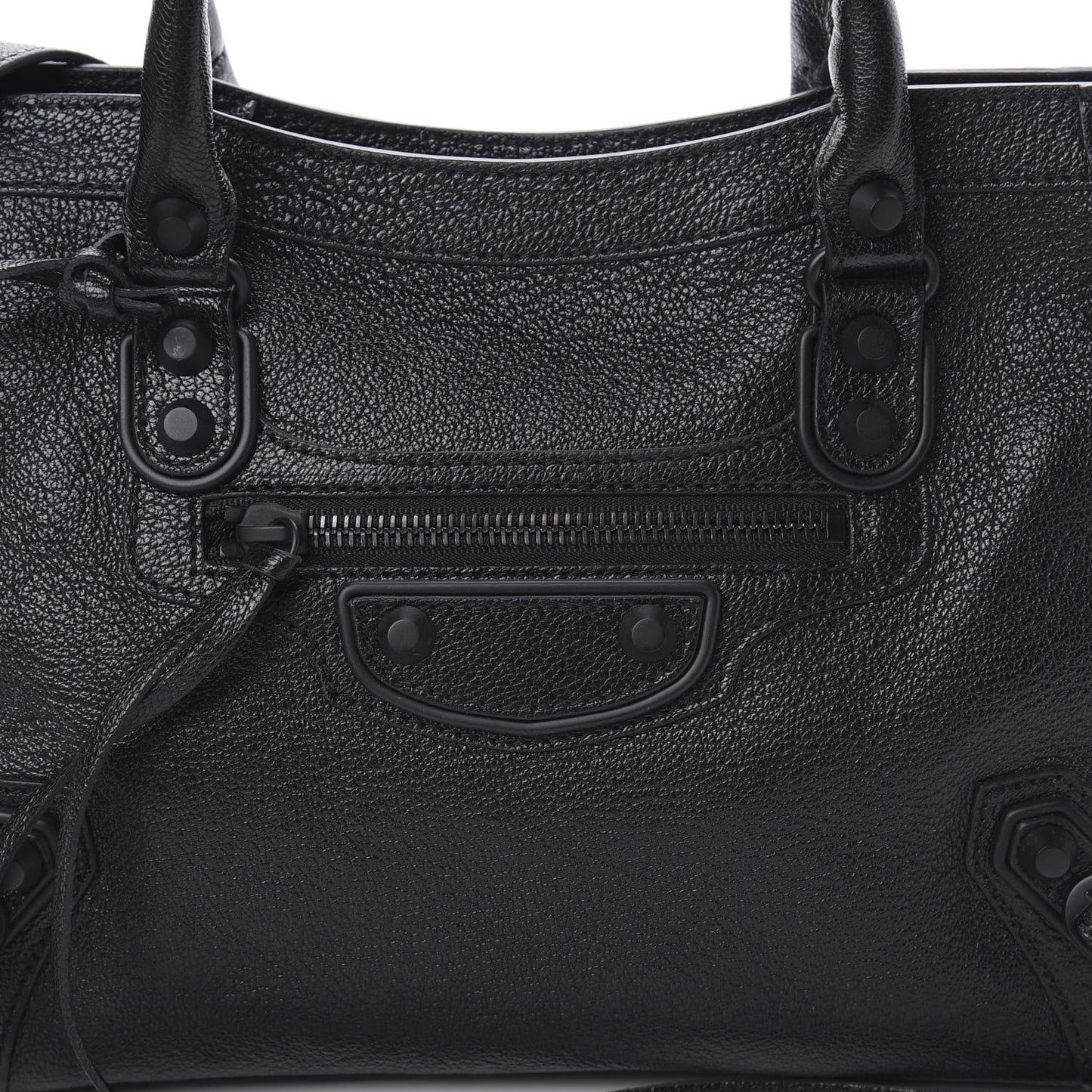 Chevre Black Metallic Edge Hardware S City Black