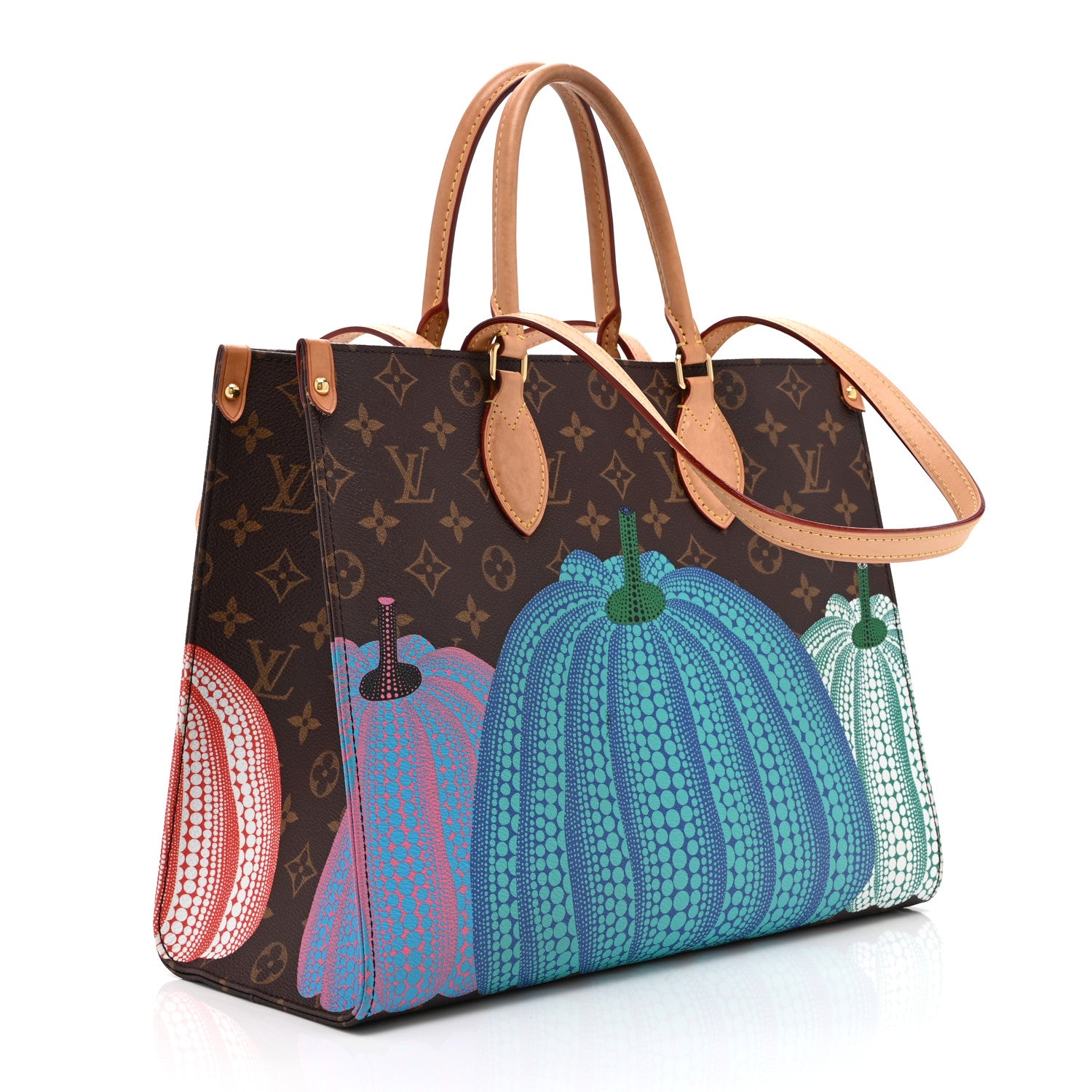 Louis Vuitton LV X YK Monogram Pumpkin Onthego MM Multicolor