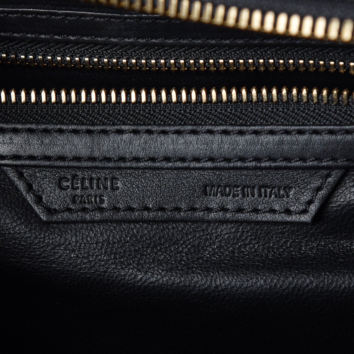 Celine Smooth Calfskin Mini Luggage Black 8 of 8