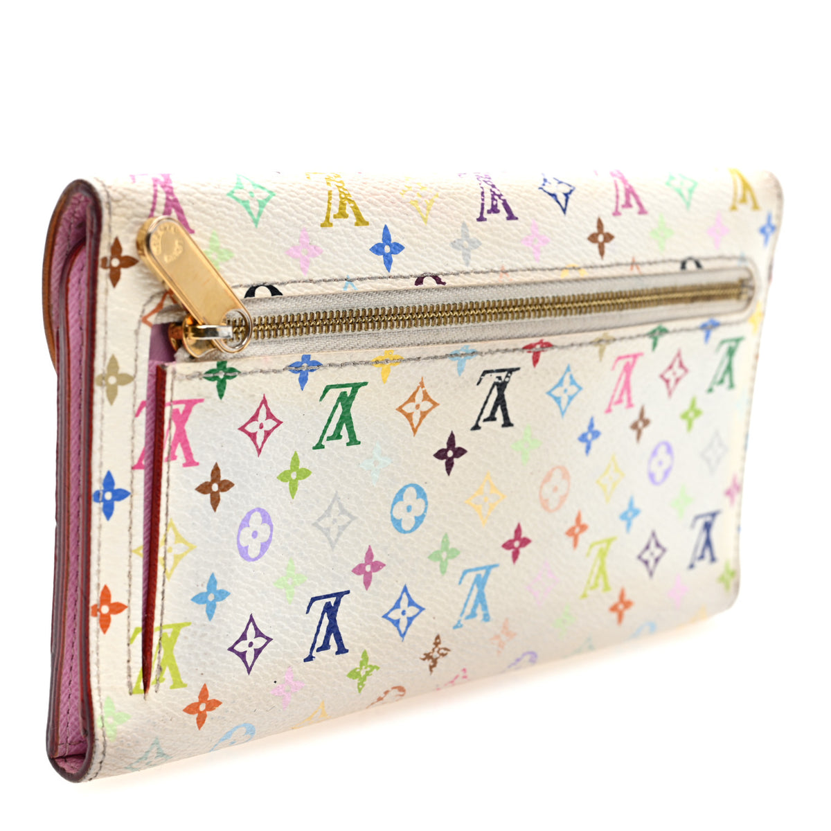 Monogram Multicolor Eugenie Wallet White Litchi