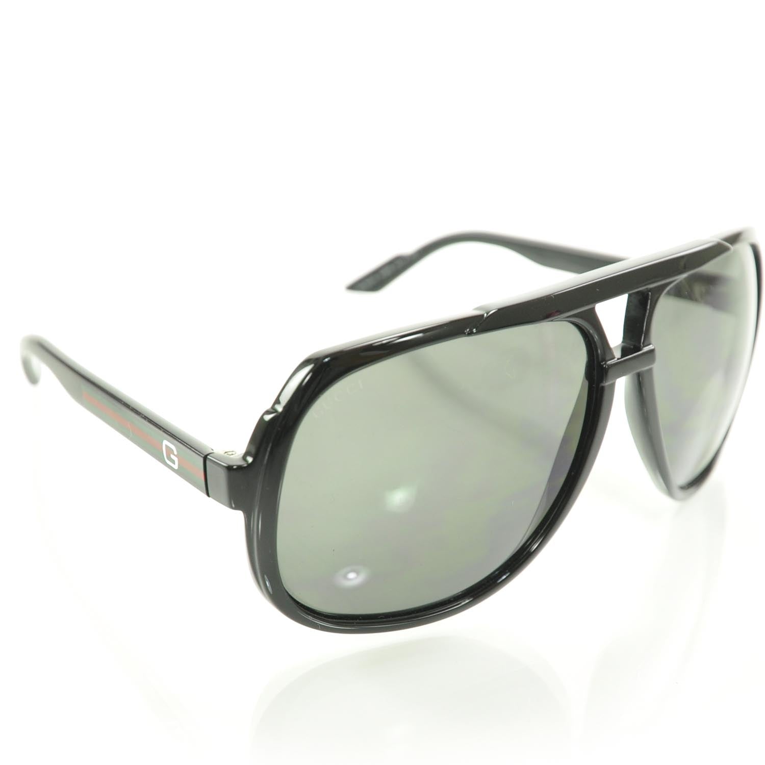 Gucci Aviator Sunglasses 1622S Black 1 of 8