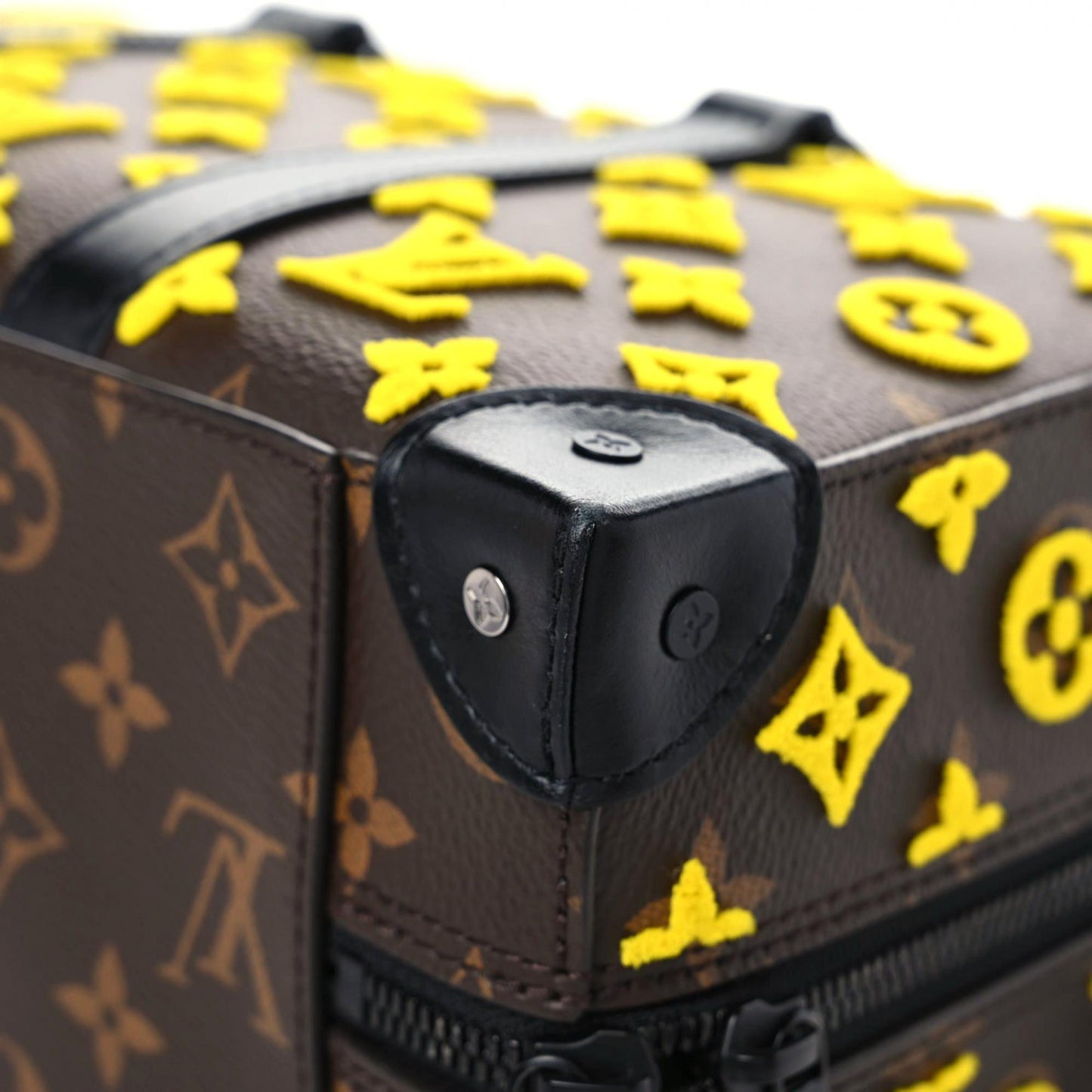 Monogram Tuffetage Speedy Trunk Jaune
