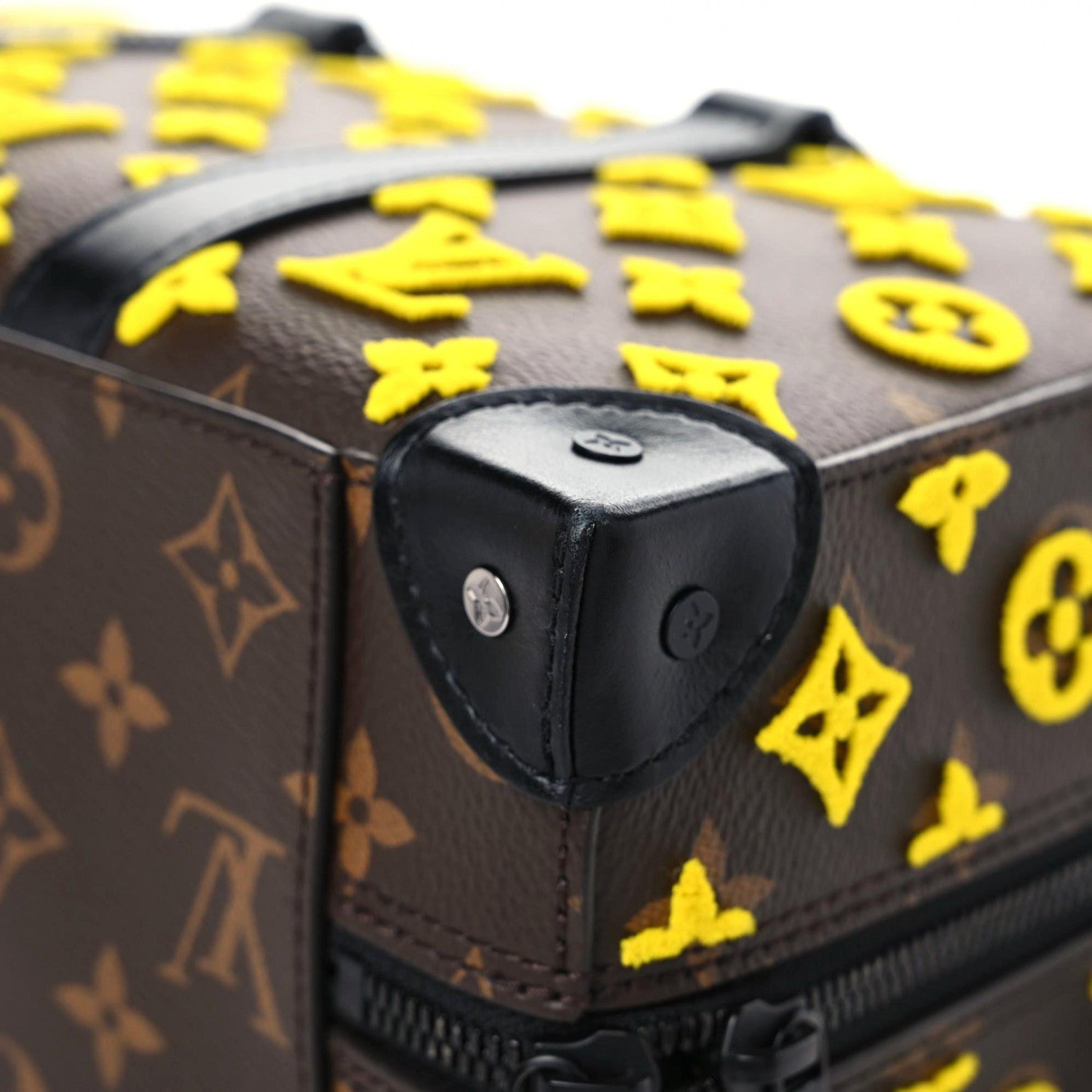Louis Vuitton Monogram Tuffetage Speedy Trunk Jaune 10 of 11