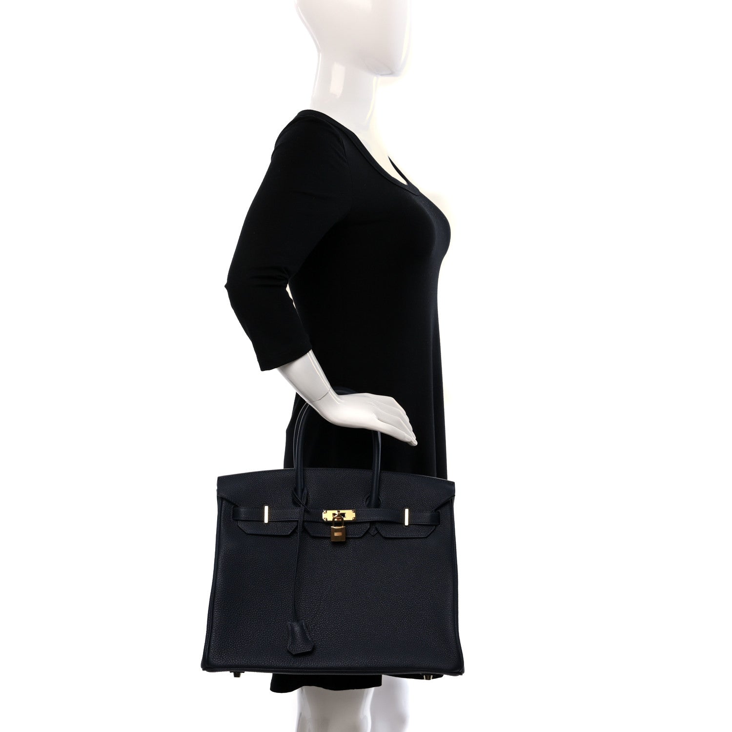 Hermes Togo Birkin 35 Bleu Nuit 3 of 10