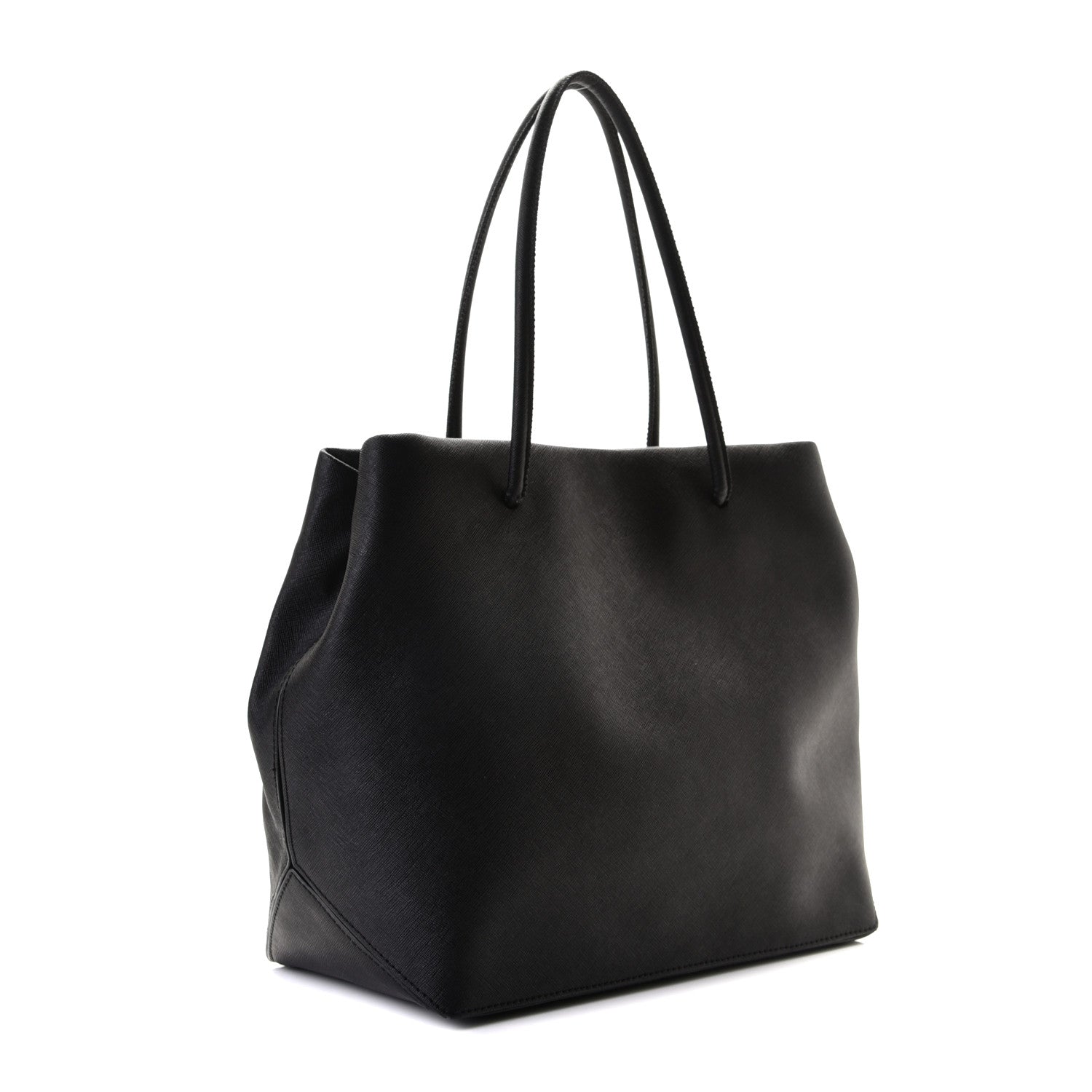 Marc Jacobs Calfskin Embossed Logo East West Shopper Tote Black 2 of 8