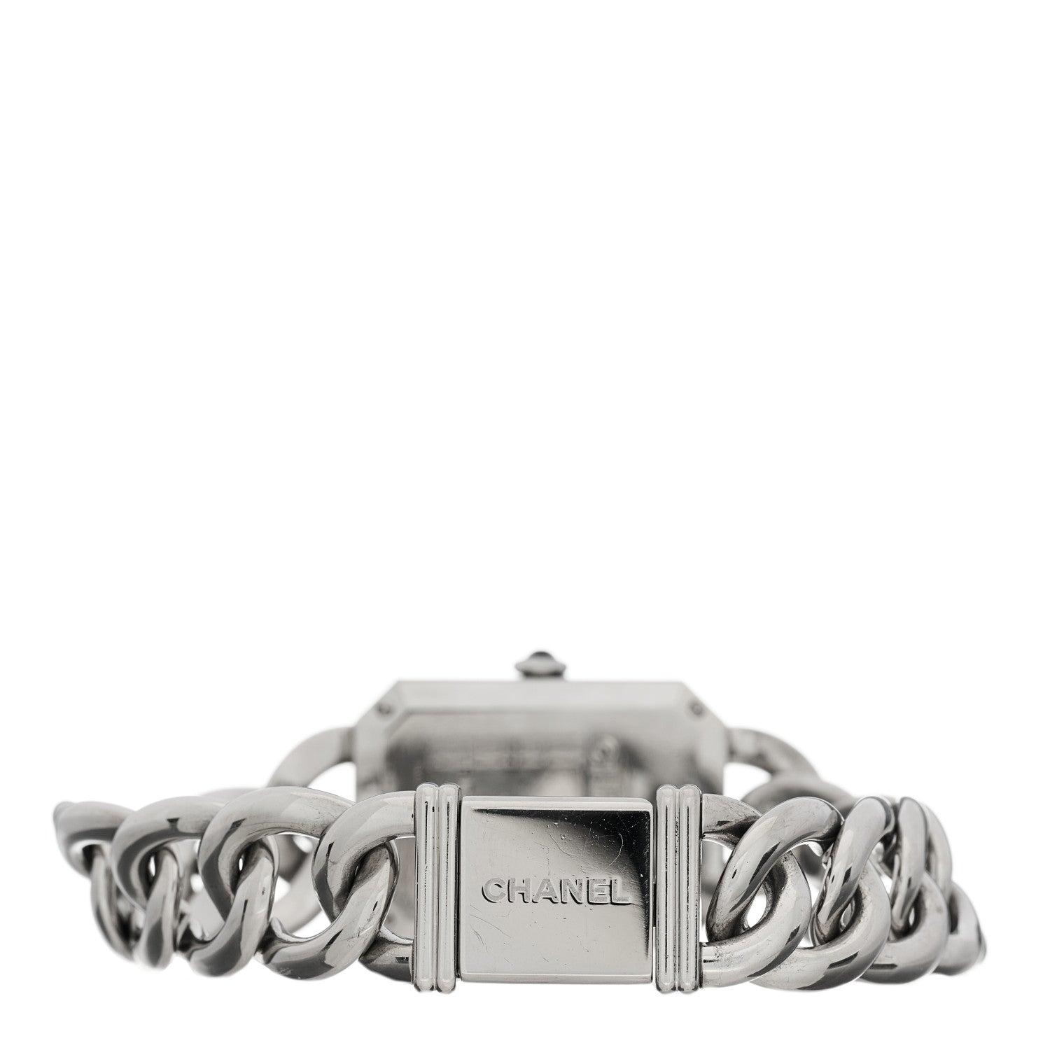 Chanel Stainless Steel 20mm Chain Premiere Quartz Watch Black 3 of 4