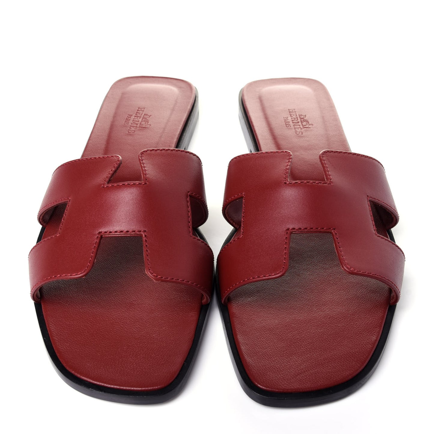 Calfskin Oran Sandals 40 Rouge Tomette