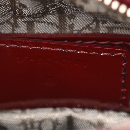 Christian Dior Patent Cannage Medium Lady Dior Burgundy Red 7 of 12