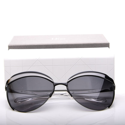 Christian Dior Ruthenium Dior Eyes 1 Sunglasses Black Gray 9 of 9
