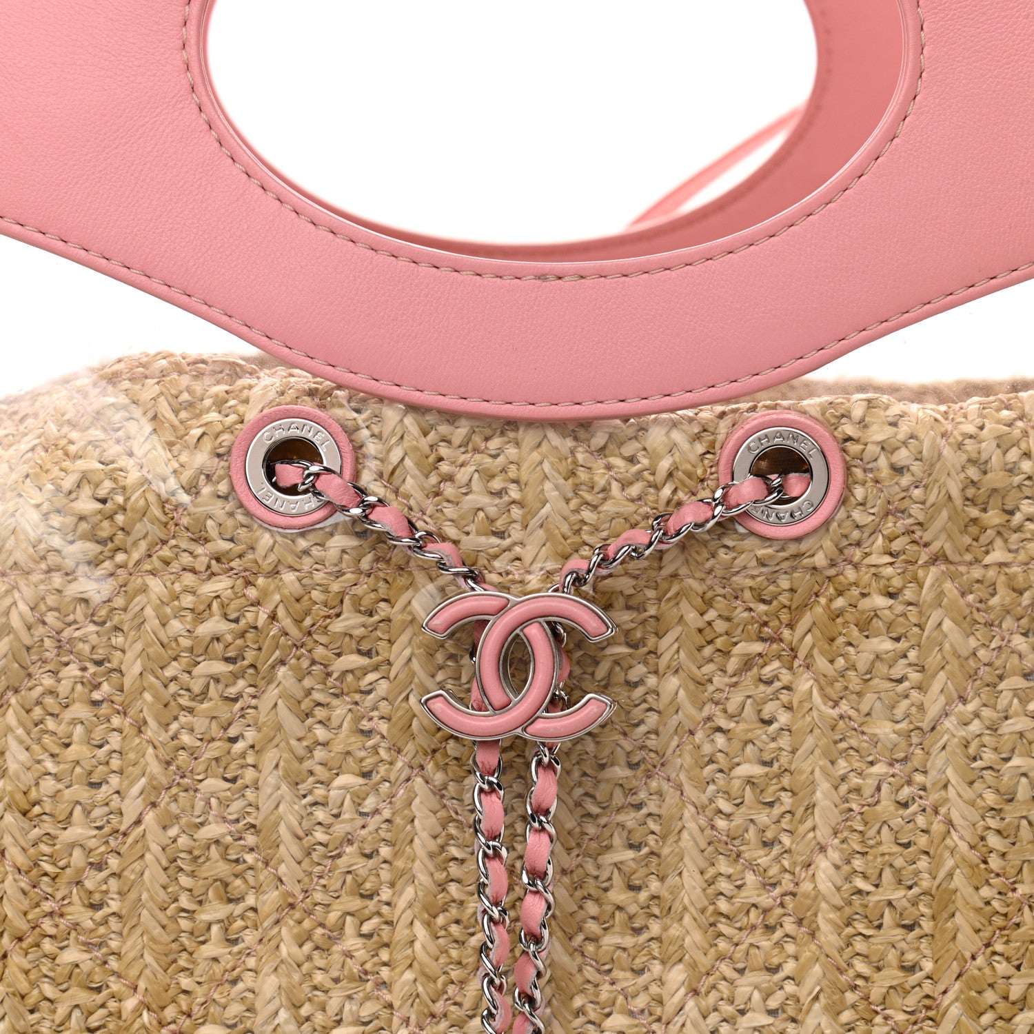 Chanel Calfskin PVC Chanel 31 Bag Pink 8 of 12