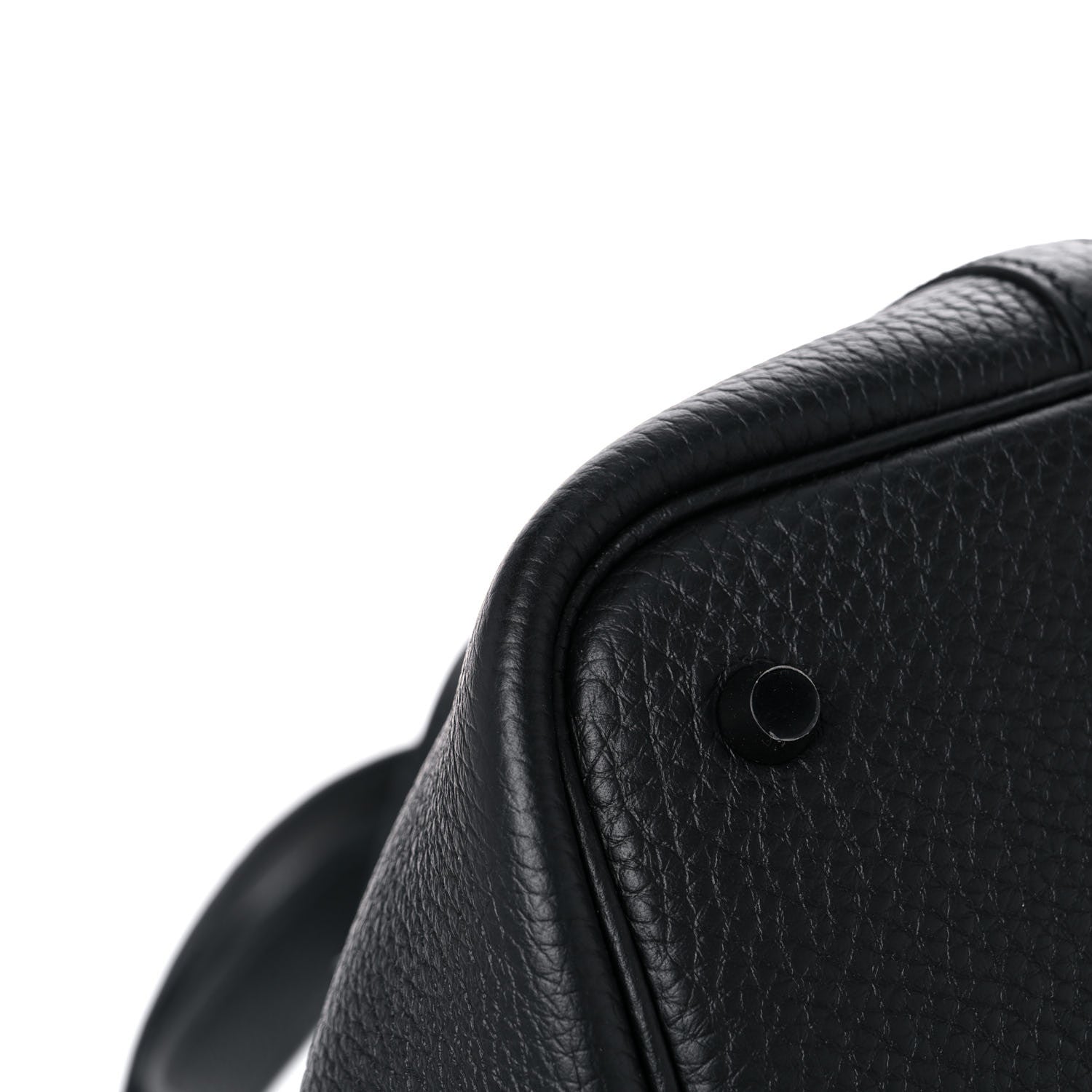 Hermes Taurillon Clemence Monochrome Picotin Lock 22 MM Black 7 of 12