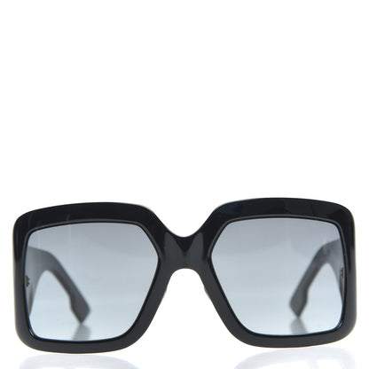Christian Dior Acetate DiorSo Light 2 Shield Sunglasses Black 2 of 11