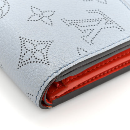Louis Vuitton Mahina Iris Compact Wallet NM Blue Red 11 of 14