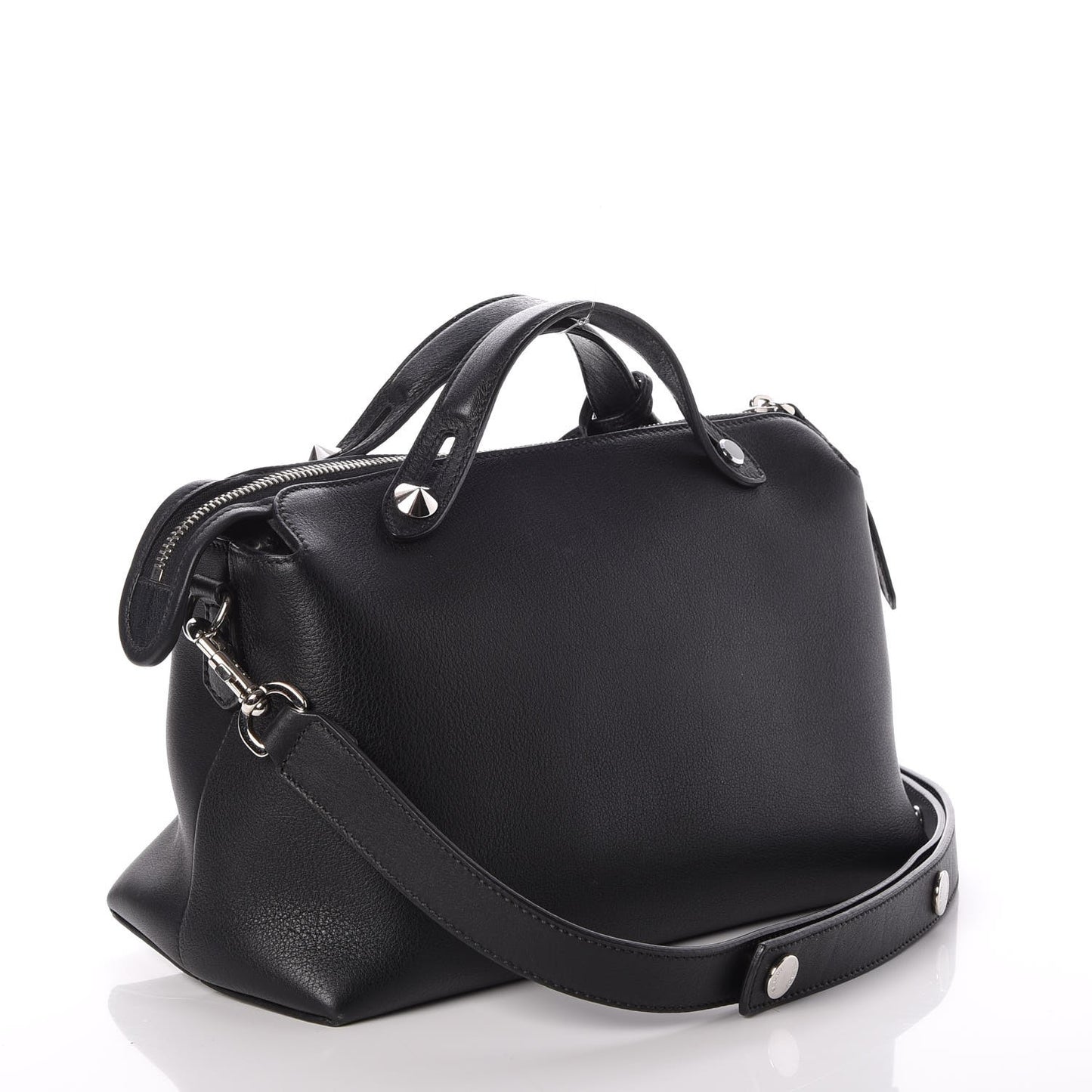 Vitello Dolce Medium By The Way Boston Bag Black