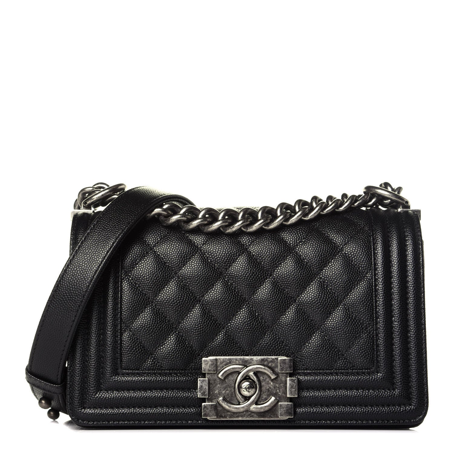 Chanel Caviar Quilted Small Boy Flap Black 1 of 10