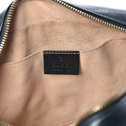 Gucci Calfskin Matelasse Small GG Marmont Chain Shoulder Bag Black 5 of 16