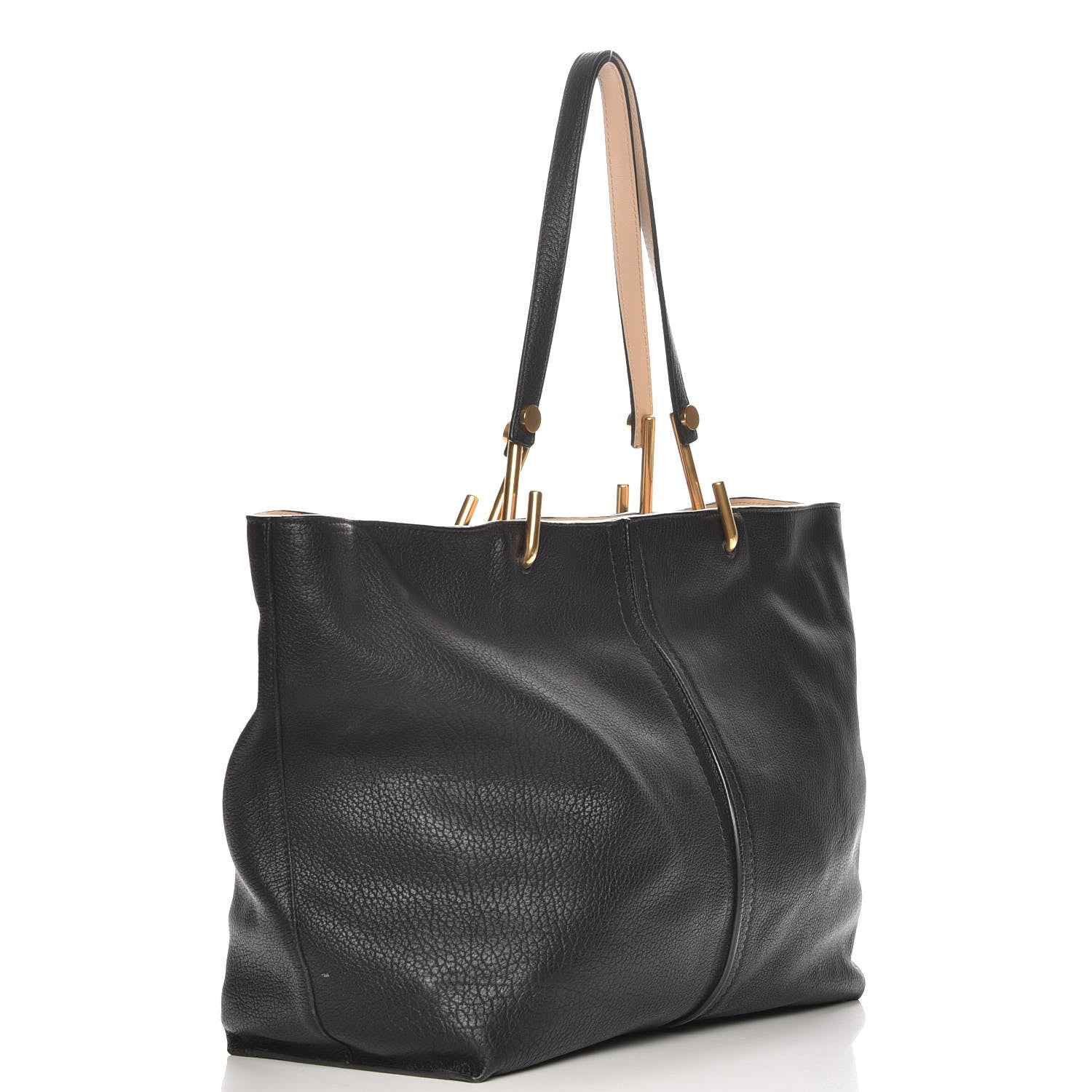 Chloe Grained Lambskin Large Keri Tote Black 3 of 9