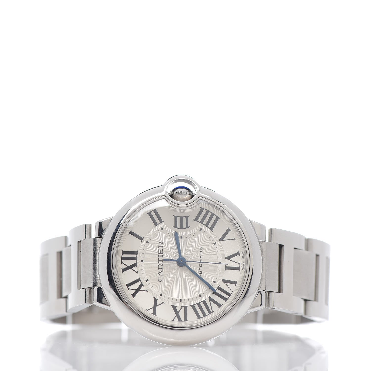 Cartier Stainless Steel 36mm Ballon Bleu De Automatic Watch 3 of 10