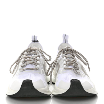 Gucci Technical Knit Fabric Waves Womens Gucci Run Sneakers 35 Great White Thunder 2 of 7