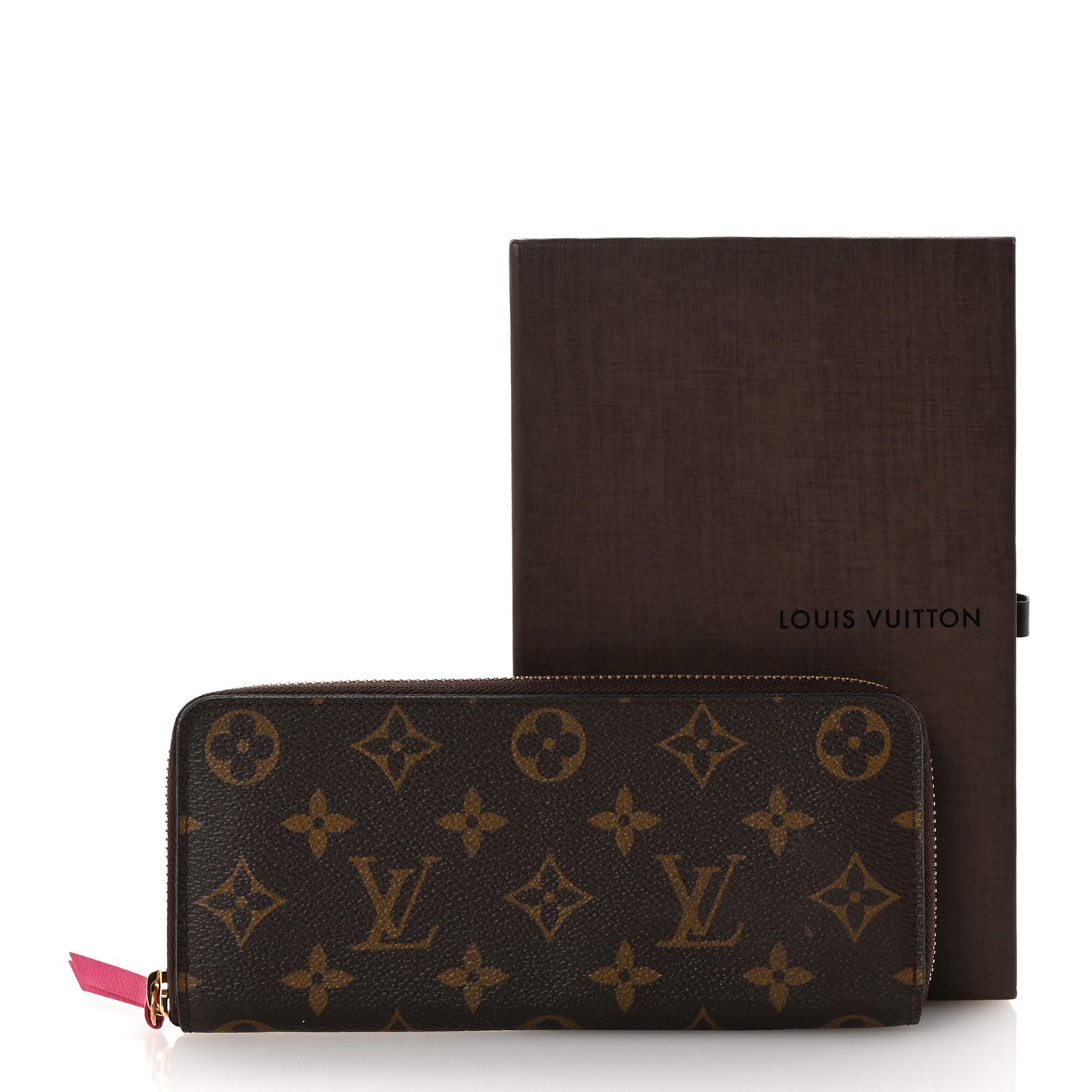 Monogram Clemence Wallet Hot Pink