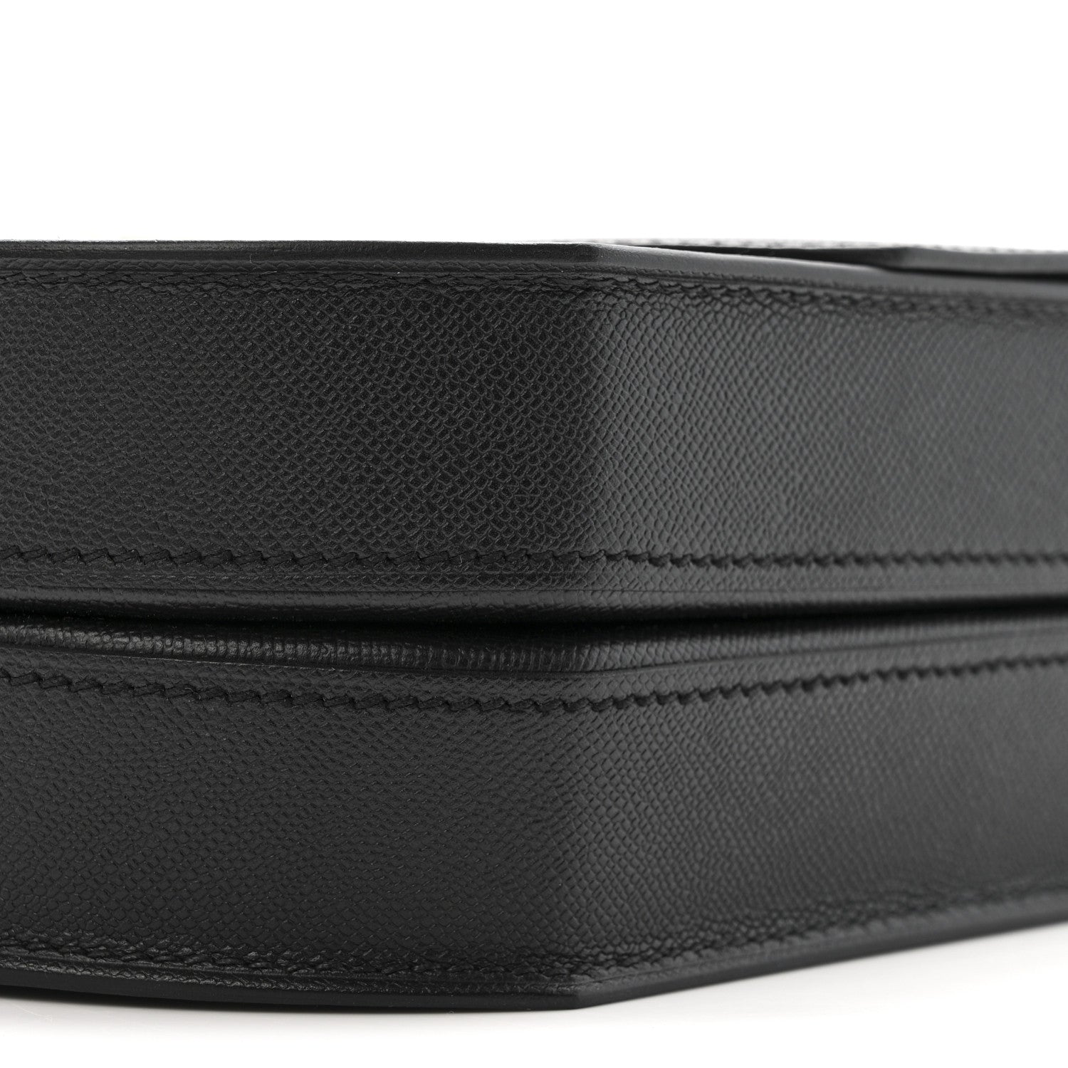 Hermes Grained Monsieur Mosaique Au 24-21 Black 11 of 16
