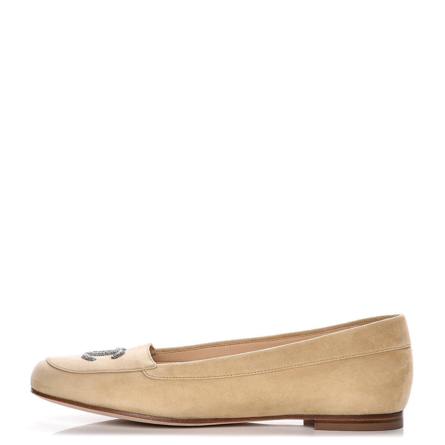 Kid Suede CC Flats 40 Beige