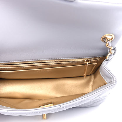 Chanel Lambskin Quilted Mini Rectangular Pearl Crush Flap Grey 4 of 4