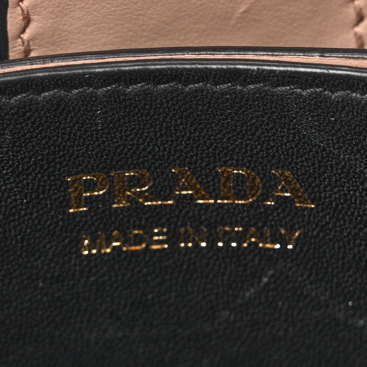 Prada Saffiano Cuir Medium Panier Bucket Bag Cipria Black 7 of 11