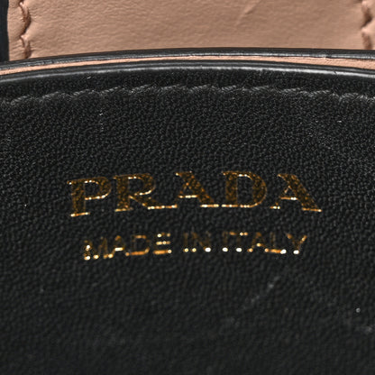 Prada Saffiano Cuir Medium Panier Bucket Bag Cipria Black 7 of 11