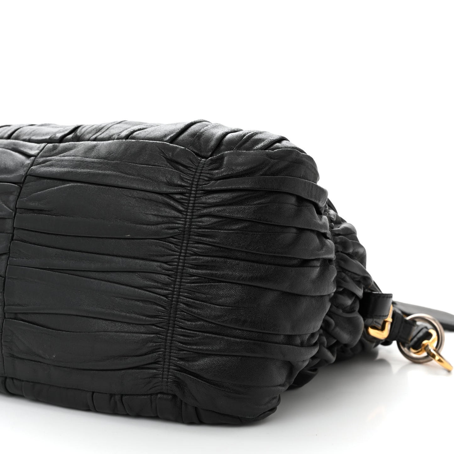 Nappa Gaufre Tote Black