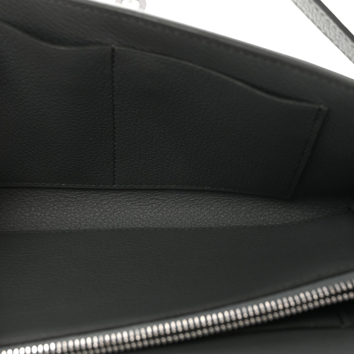 Hermes Evercolor Kelly Wallet To Go Vert Amande 5 of 10