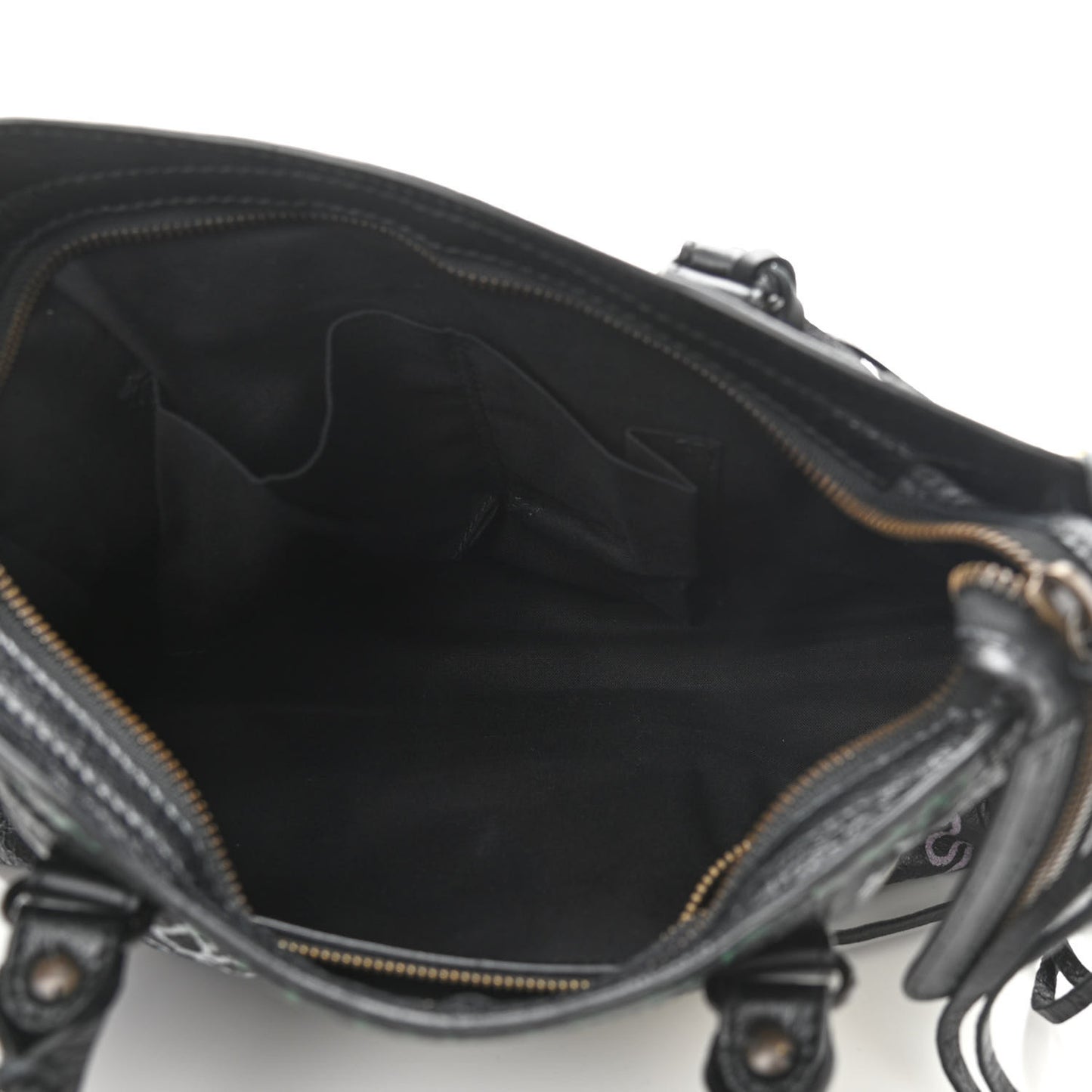 Agneau Graffiti All Over Classic Hardware S City Black Multicolor