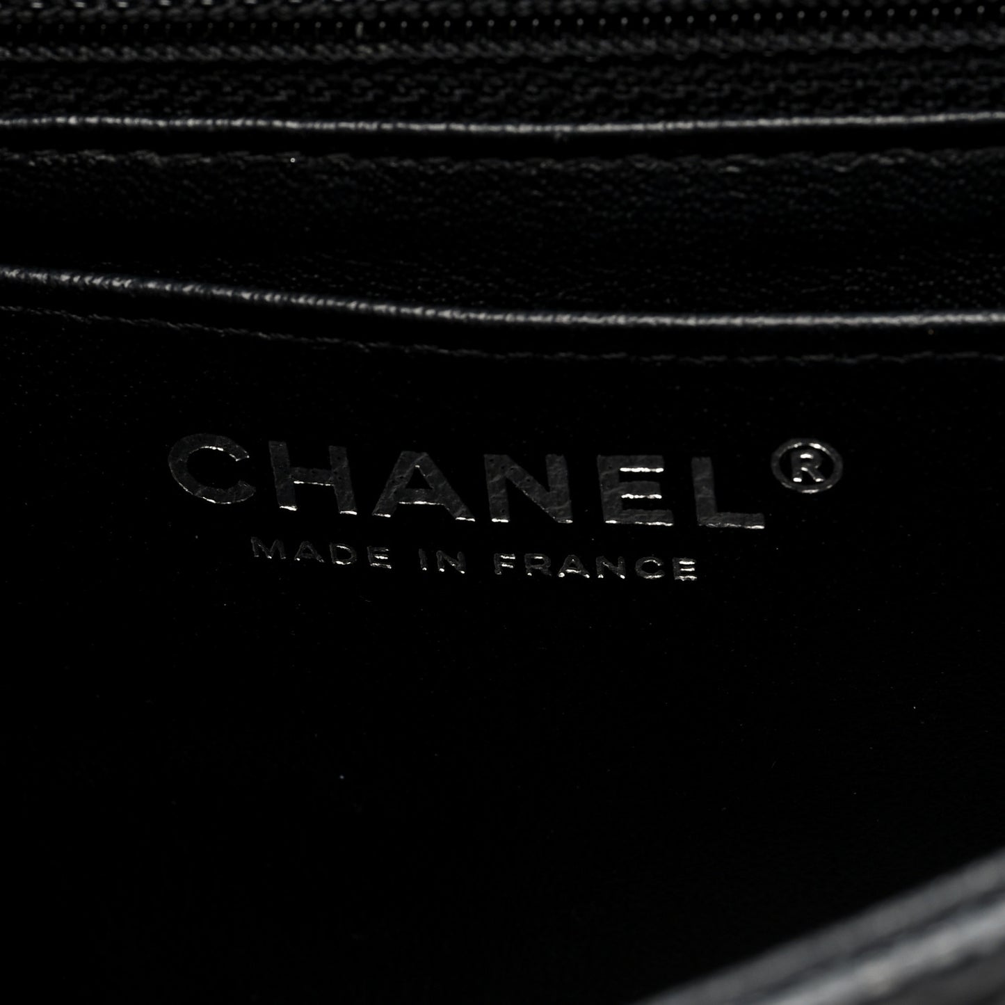 Caviar Quilted Mini Rectangular Flap Black