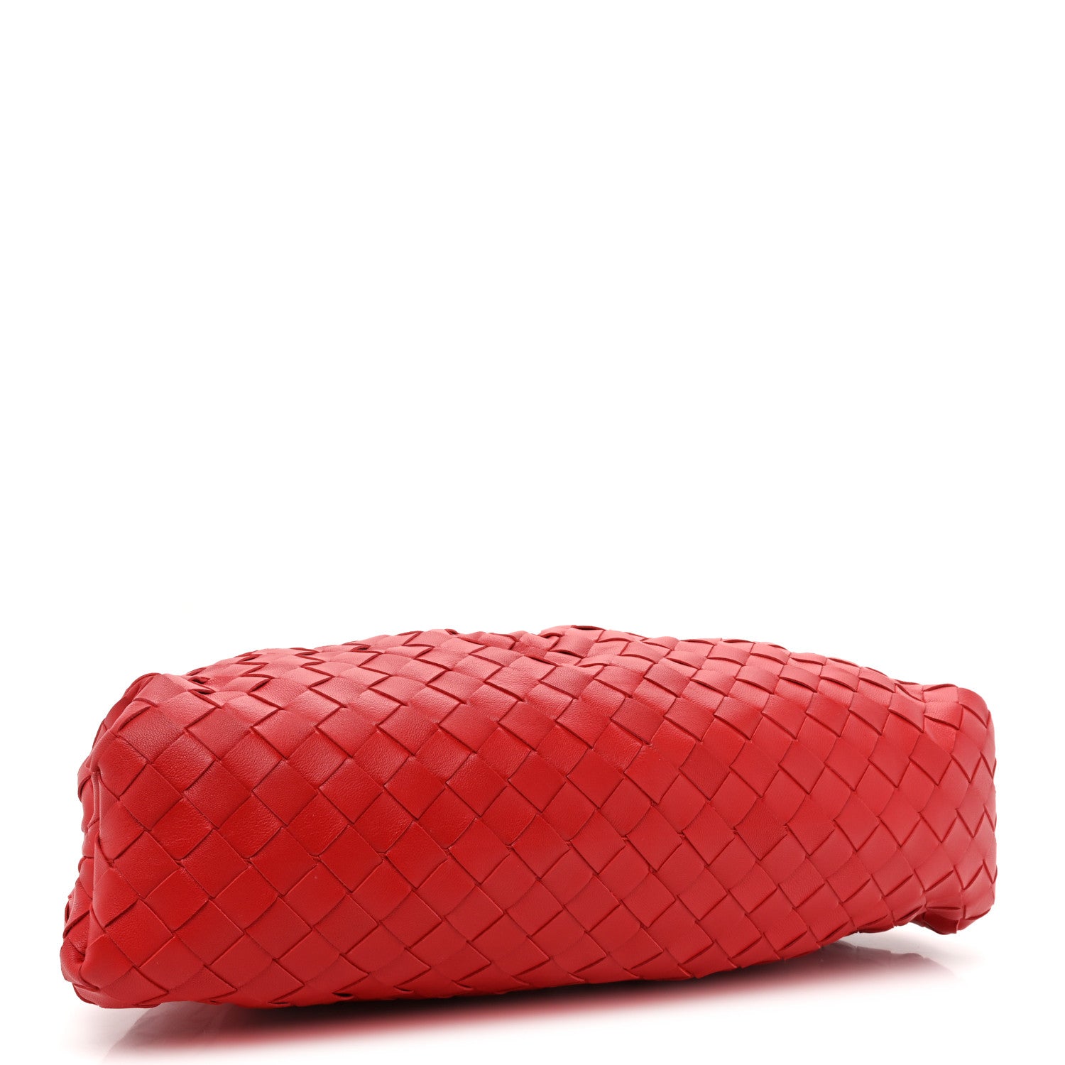 Bottega Veneta Nappa Maxi Intreccio The Pouch Oversized Clutch Red 4 of 9