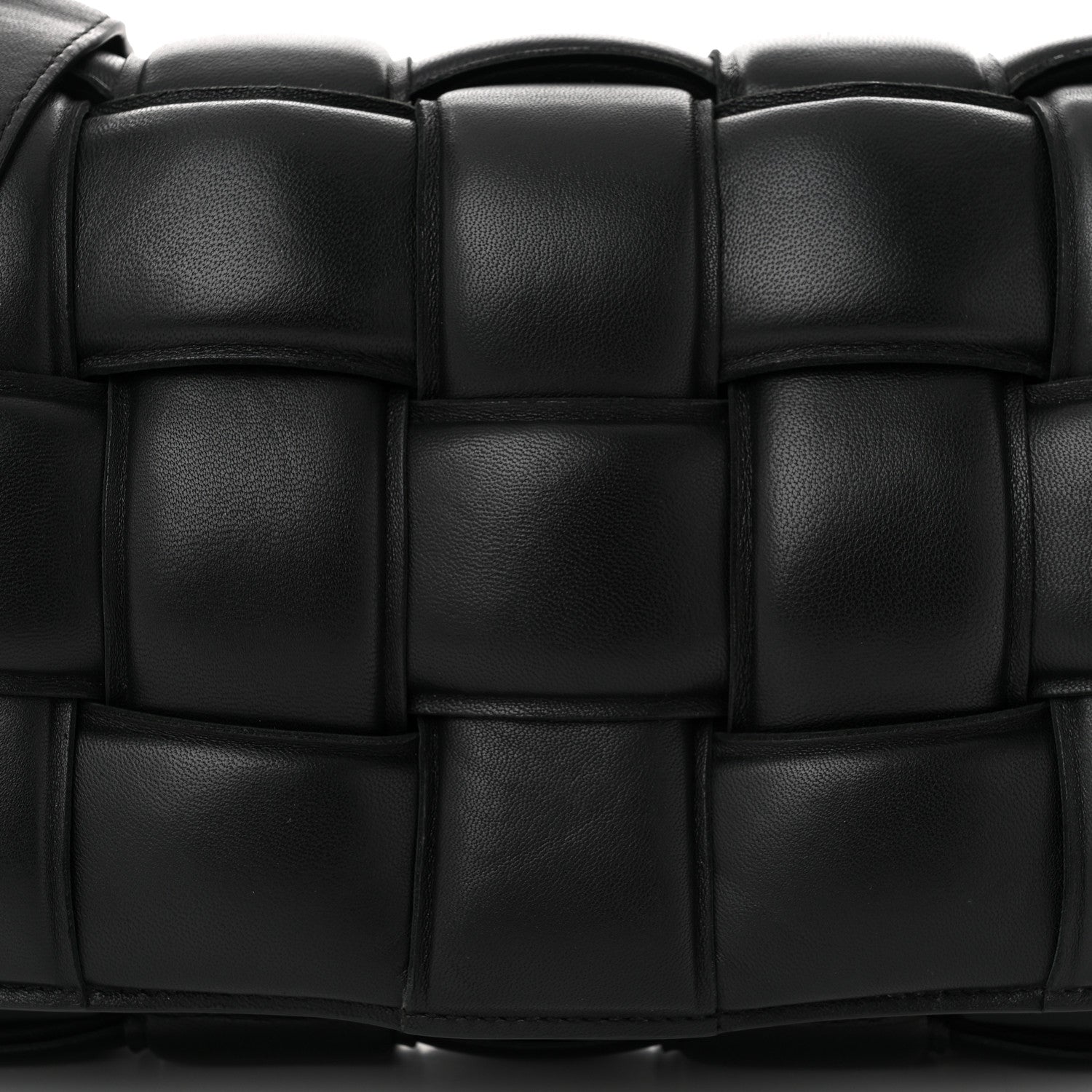 Bottega Veneta Nappa Maxi Intreccio Padded Cassette Crossbody Bag Black 8 of 10