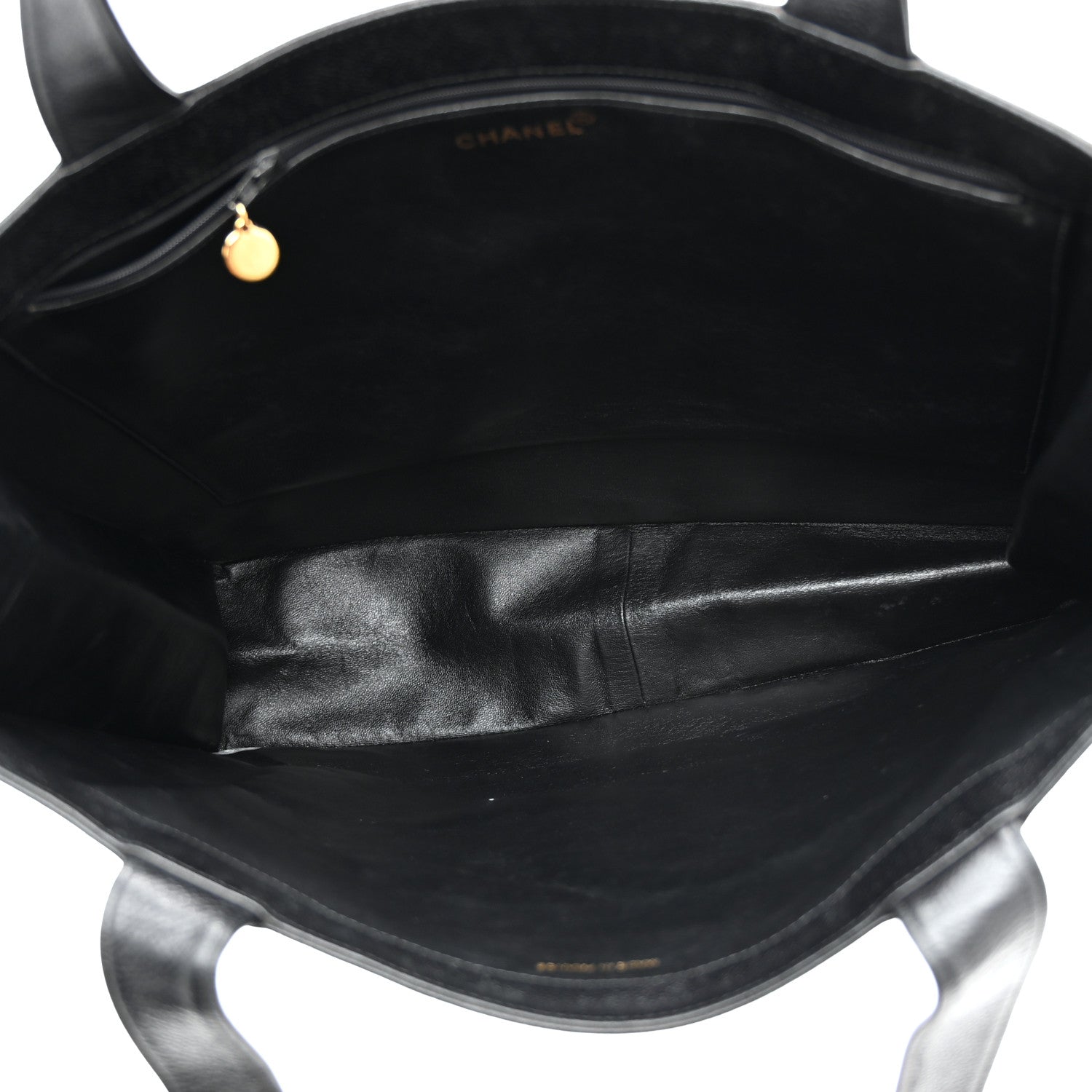 Chanel Caviar CC Tote Black 5 of 11