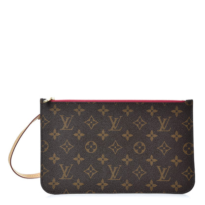 Louis Vuitton Monogram Neverfull MM GM Pochette Pivoine 1 of 8