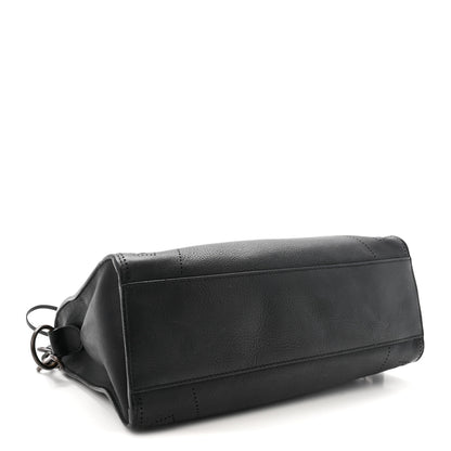 Balenciaga Veau Soyeux Perforated Blackout Hardware S City Black 4 of 10