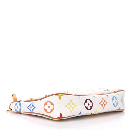 Louis Vuitton Monogram Multicolor Pochette Accessories White 4 of 13