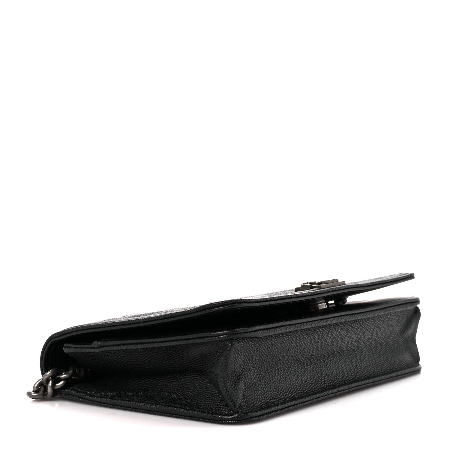Chanel Caviar Quilted Boy Wallet On Chain WOC Black 5 of 13