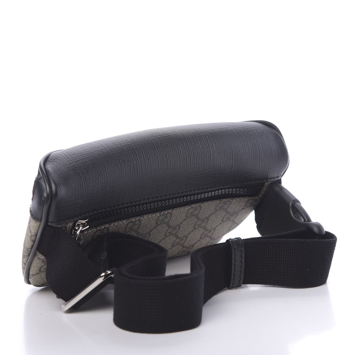 Gucci GG Supreme Monogram Belt Bag Black 3 of 10