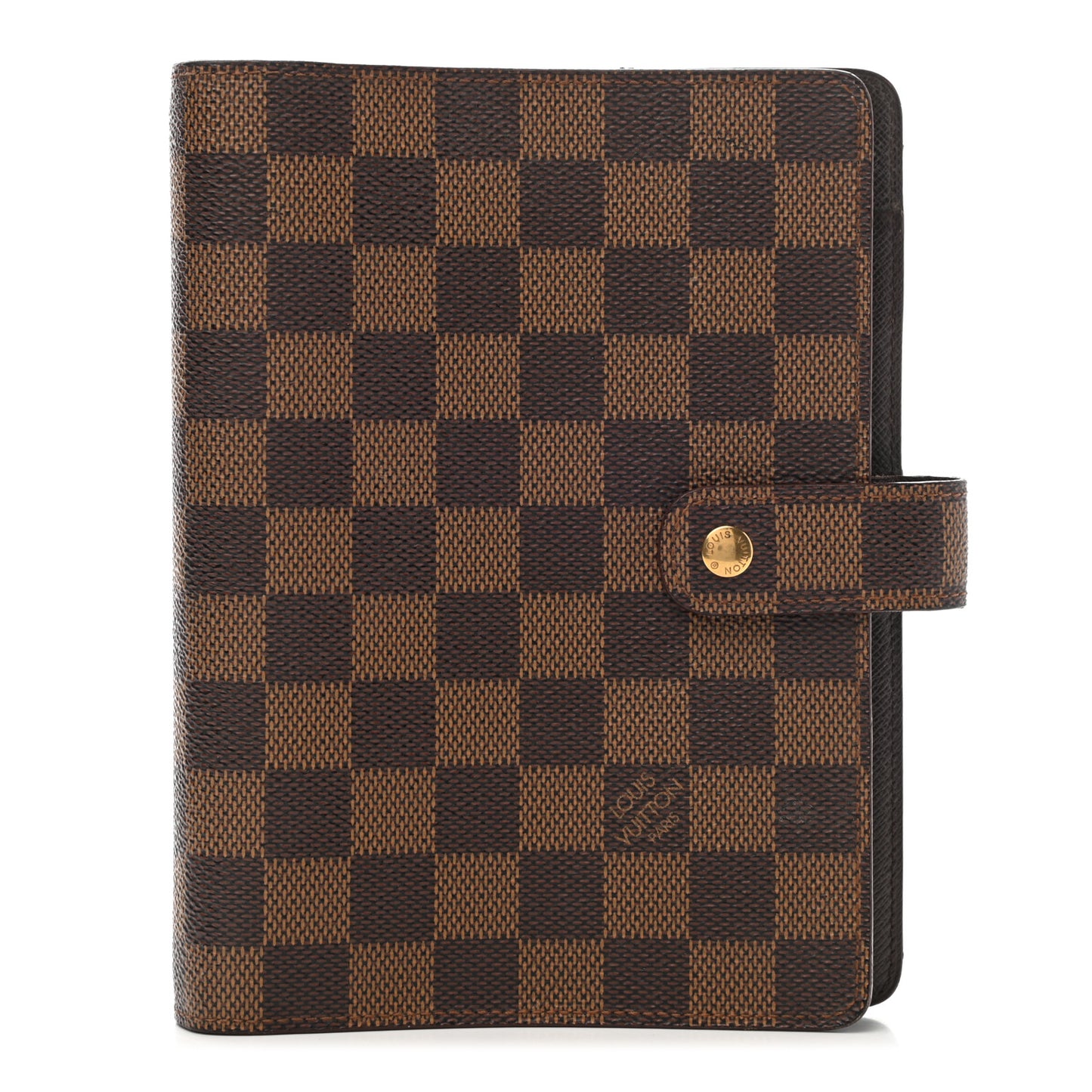 Damier Ebene Medium Ring Agenda Cover