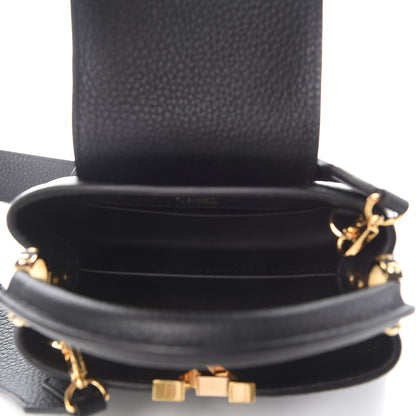 Louis Vuitton Taurillon Mini Capucines Black 5 of 8