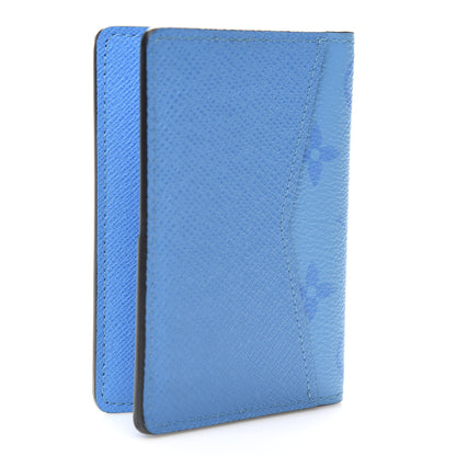 Louis Vuitton Taigarama Pocket Organizer NM Blue Lagoon 3 of 7