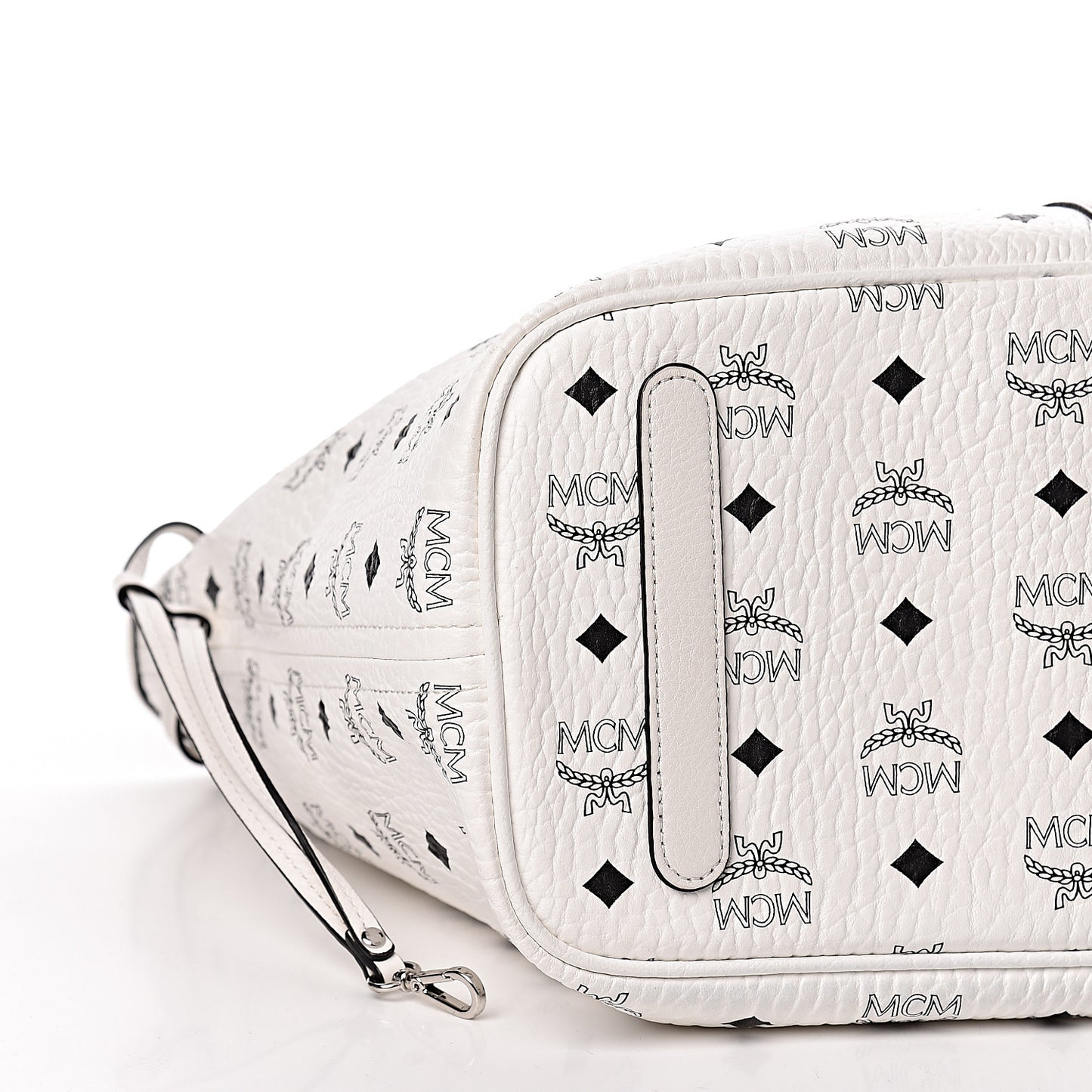 Visetos Medium Liz Reversible Shopper Tote White