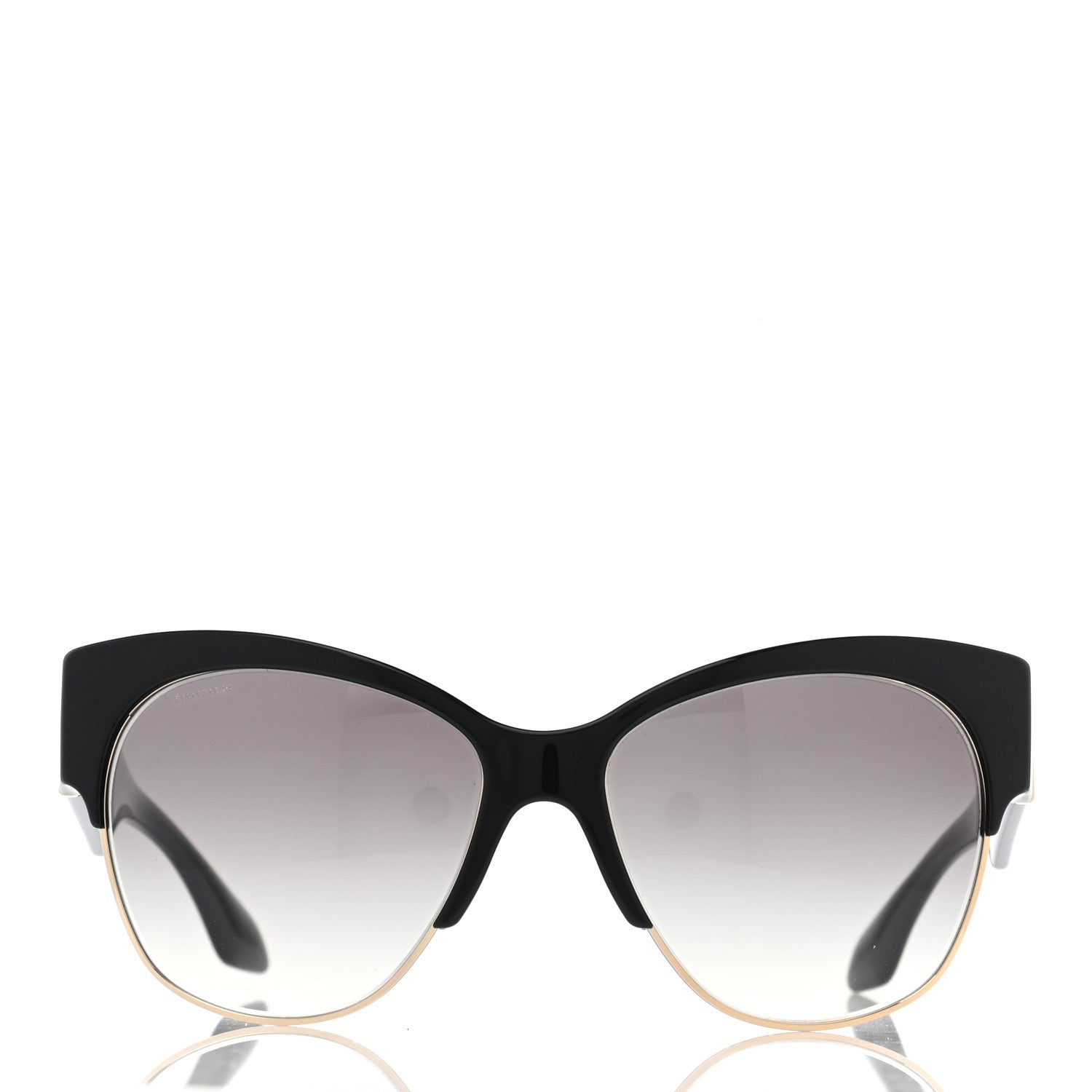 Prada Acetate Sunglasses SPR 11R Black 2 of 7