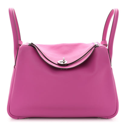 Hermes Swift Epsom Lindy 30 Tressage De Cuir Magnolia Bleu Saphir Craie 1 of 11