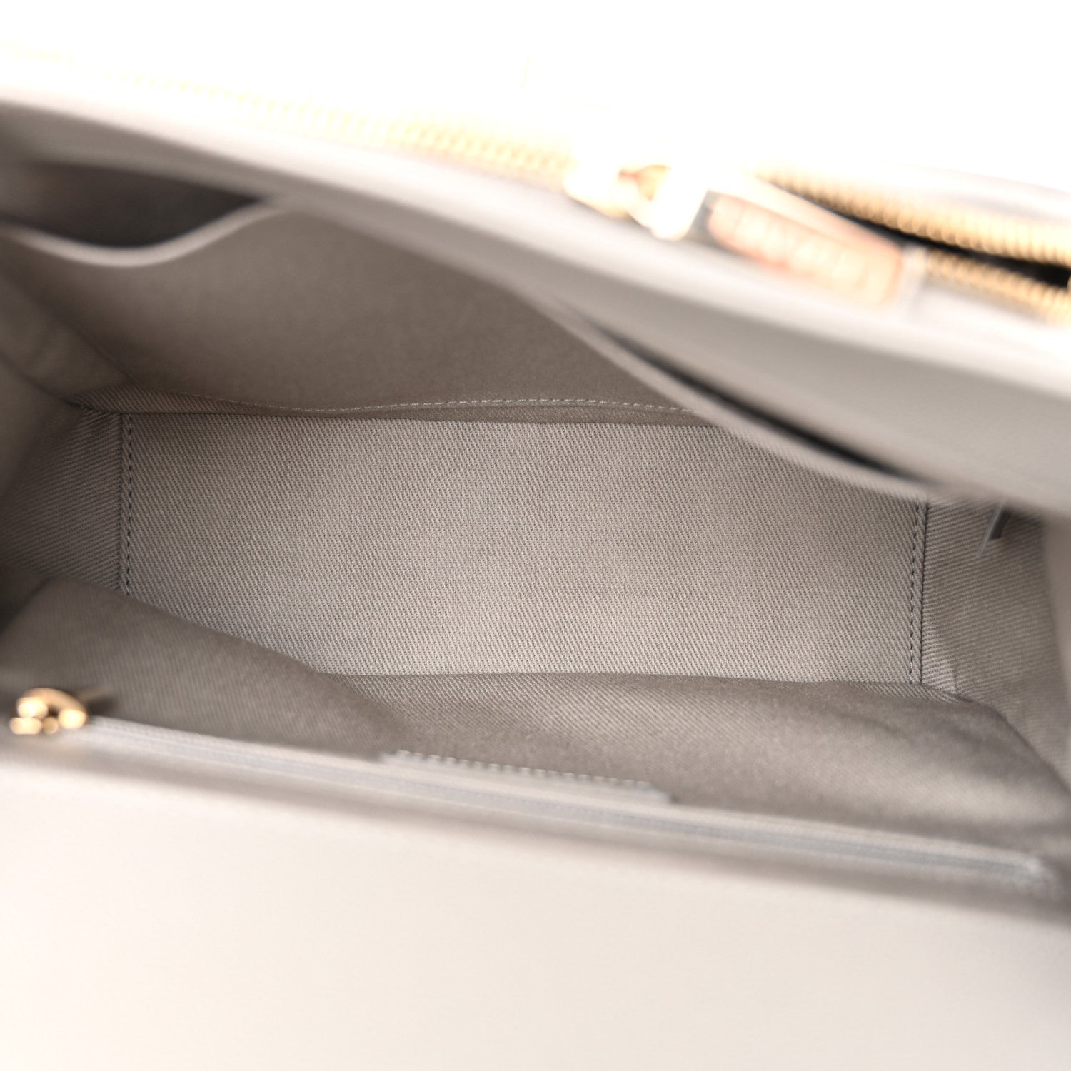 Chanel Caviar Quilted Medium Business Affinity Flap Grey 5 of 11