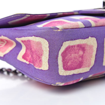 Chanel Nylon Printed Small Flap Purple 5 of 24