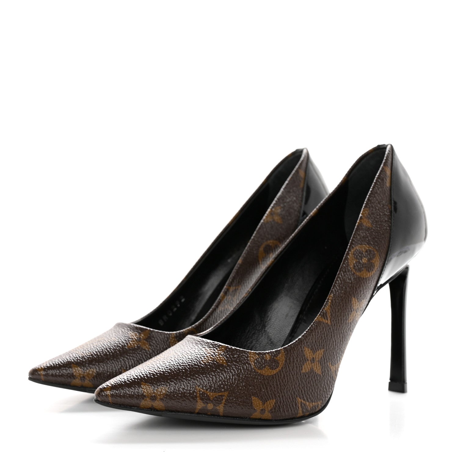 Louis Vuitton Monogram Cherie Pumps 37.5 Black 6 of 19